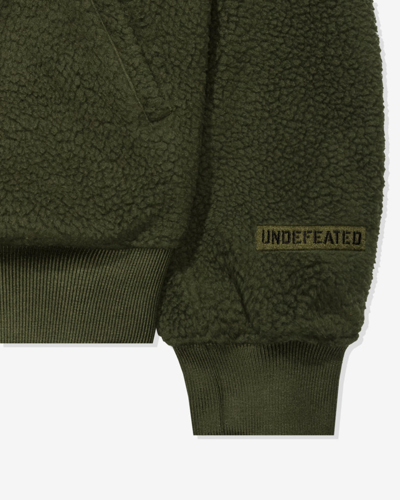 UNDEFEATED HO25 POLAR FLEECE MA-1 JACKET - OLIVE