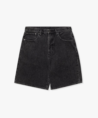 UNDEFEATED 5 POCKET DENIM SHORT BLACK