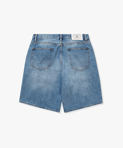 UNDEFEATED SP25 5 POCKET DENIM SHORT-MEDIUM-BLUE