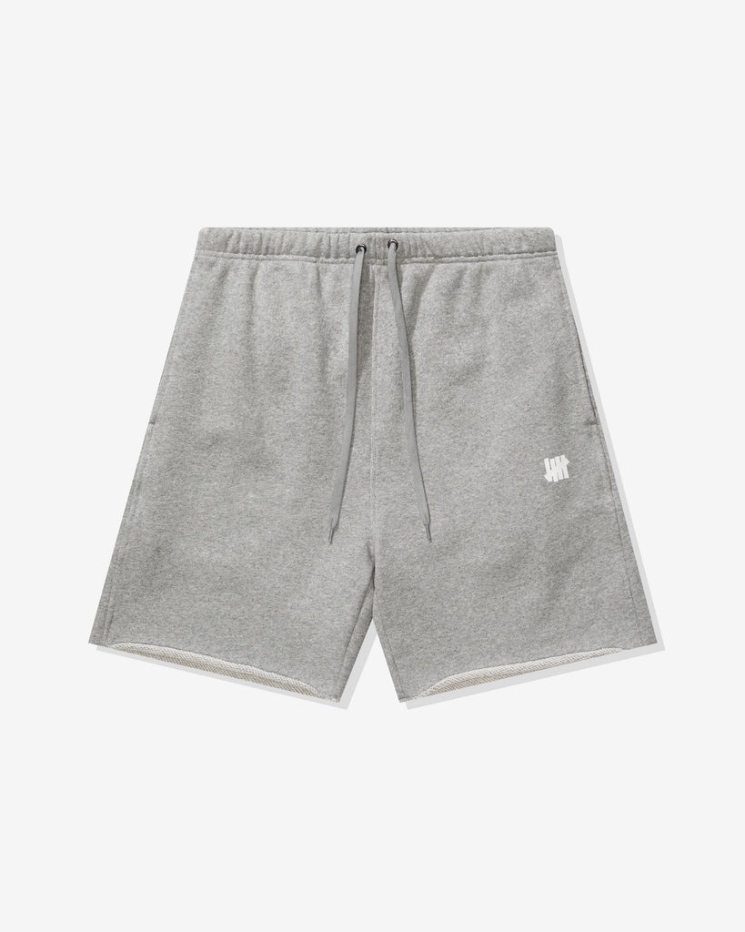 UNDEFEATED ICON CUTOFF SWEATSHORT HEATHER GREY