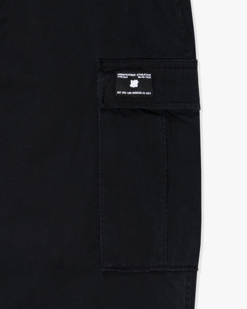 UNDEFEATED SP26 LIGHTWEIGHT CARGO PANT - BLACK