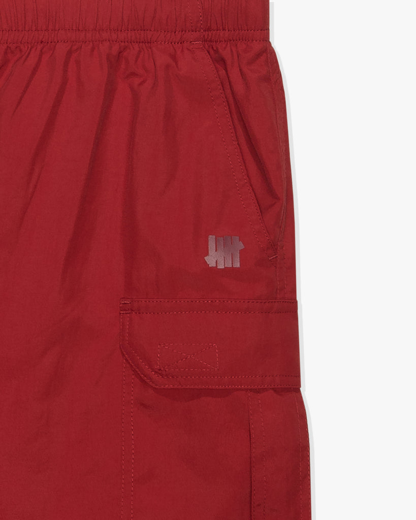 UNDEFEATED SP26 NYLON CARGO SHORT - BRICK