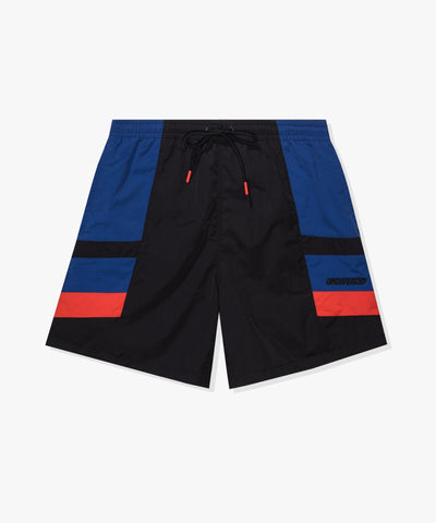 UNDEFEATED SU26 PANELED SHORT - BLACK