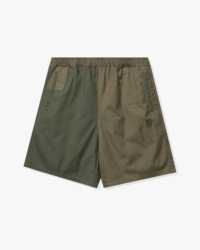 UNDEFEATED PATCHWORK SHORT OLIVE