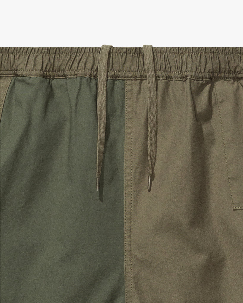 UNDEFEATED PATCHWORK SHORT OLIVE
