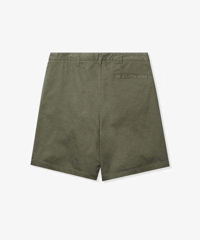 UNDEFEATED SP25 RELAXED CHINO SHORT-DEEP-LICHEN