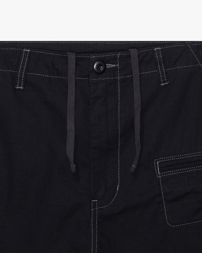UNDEFEATED SP26 RIPSTOP CARGO SHORT - BLACK