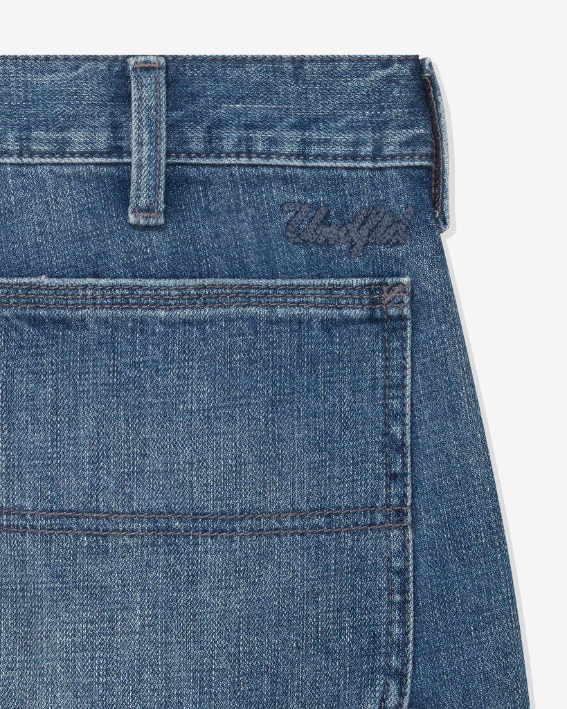 FA26 UNDEFEATED SELVEDGE CARPENTER SHORT - MEDIUM WASH