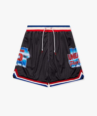 UNDEFEATED SU26 STATE BASKETBALL SHORT - BLACK