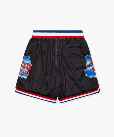 UNDEFEATED SU26 STATE BASKETBALL SHORT - BLACK