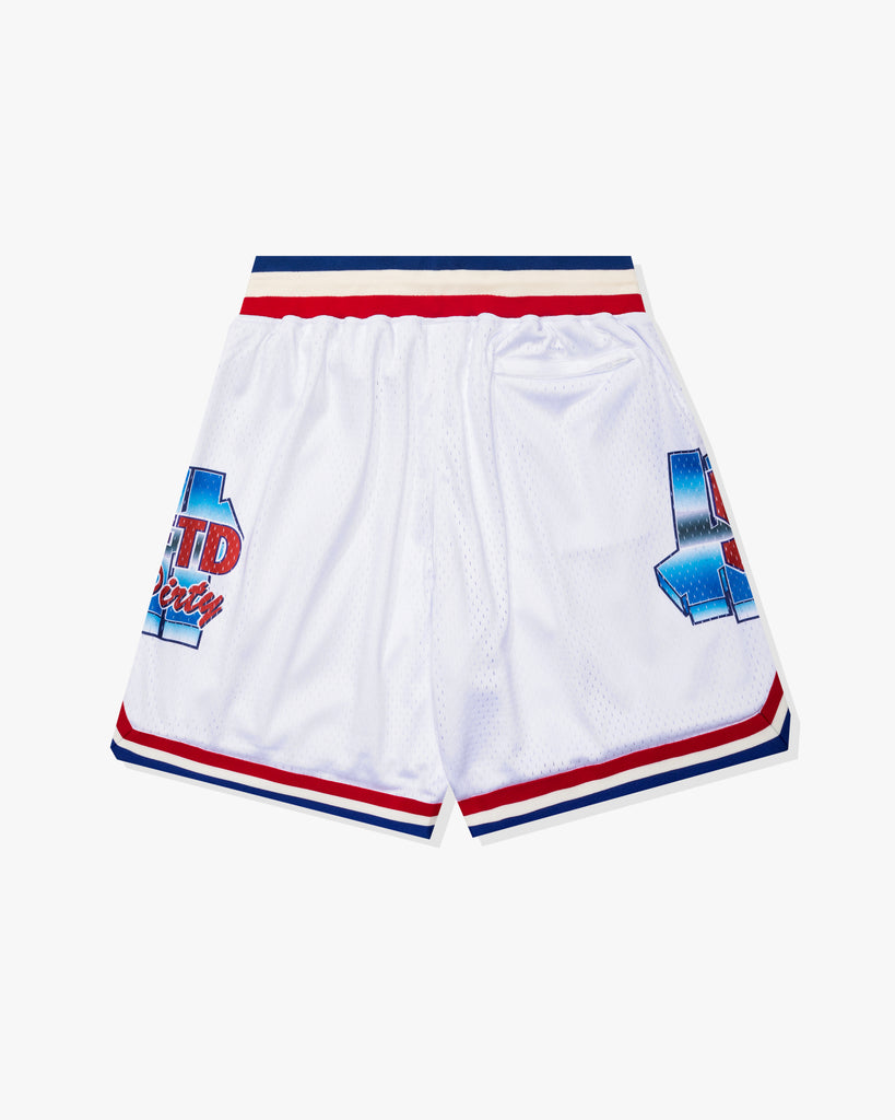 UNDEFEATED SU26 STATE BASKETBALL SHORT- OFF WHITE