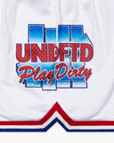 UNDEFEATED SU26 STATE BASKETBALL SHORT- OFF WHITE