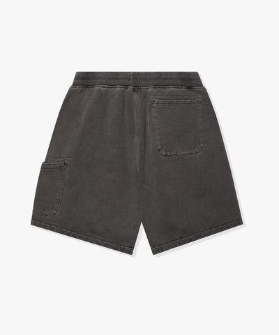 FA26 UNDEFEATED WASHED SWEATSHORT - BLACK