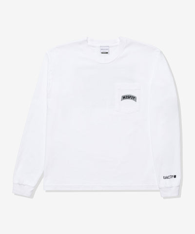 UACTP X GARDAR EIDE EINARSSON STANDARD BRIEF L/S POCKET TEE WHITE