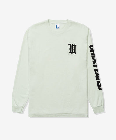 UNDEFEATED BIG LOCKUP L/S TEE MINT
