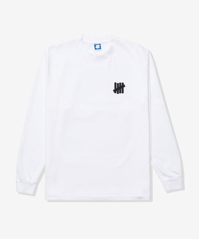 UNDEFEATED BLACKTOP L/S TEE WHITE