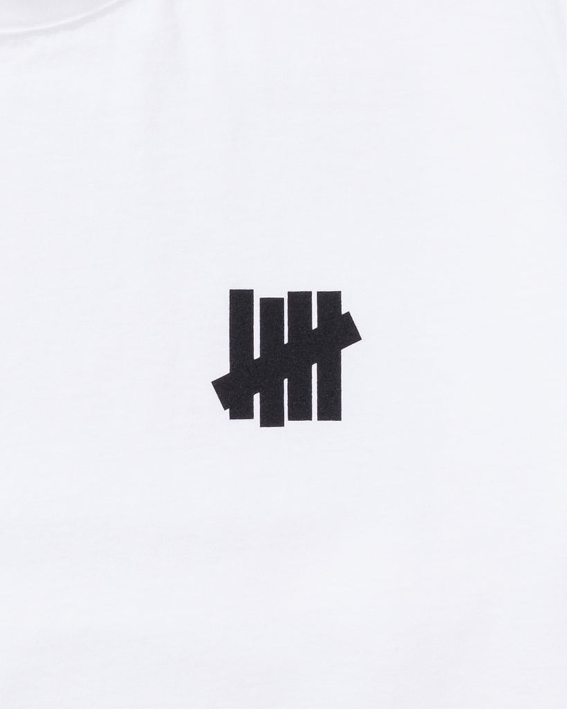 UNDEFEATED BLACKTOP L/S TEE WHITE