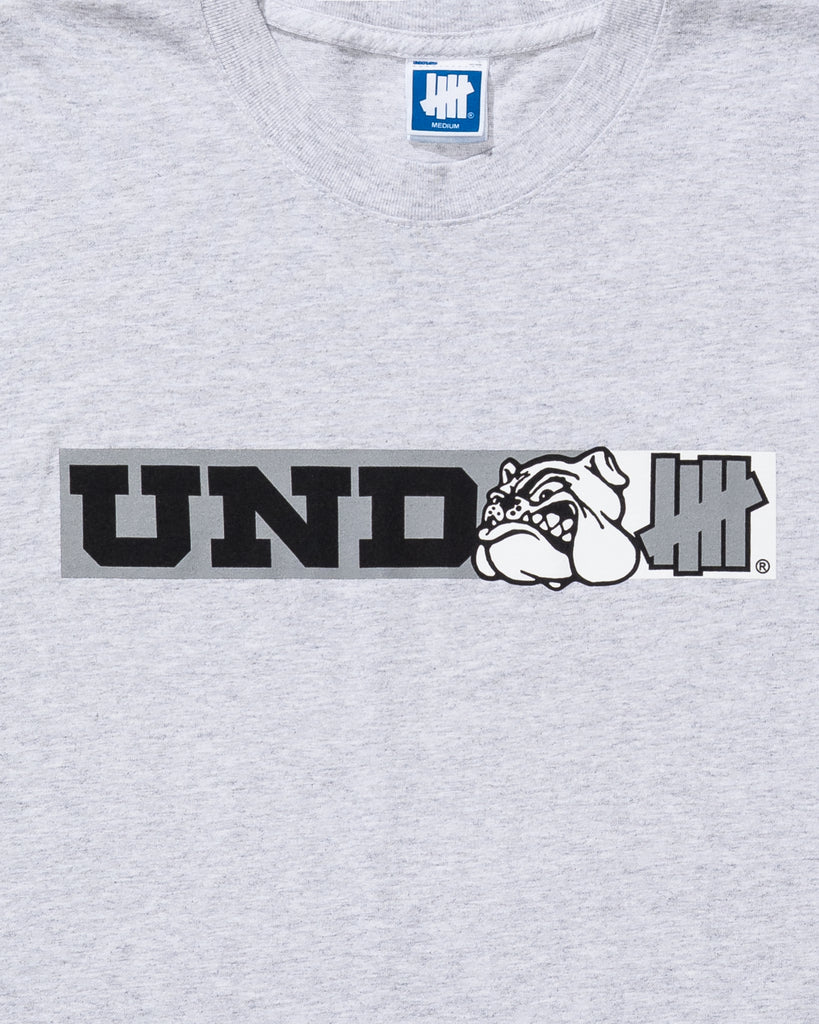 UNDEFEATED BUMPER STICKER S/S TEE - HEATHER GREY