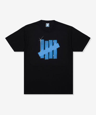 UNDEFEATED SP26 CHROME ICON S/S TEE-BLACK
