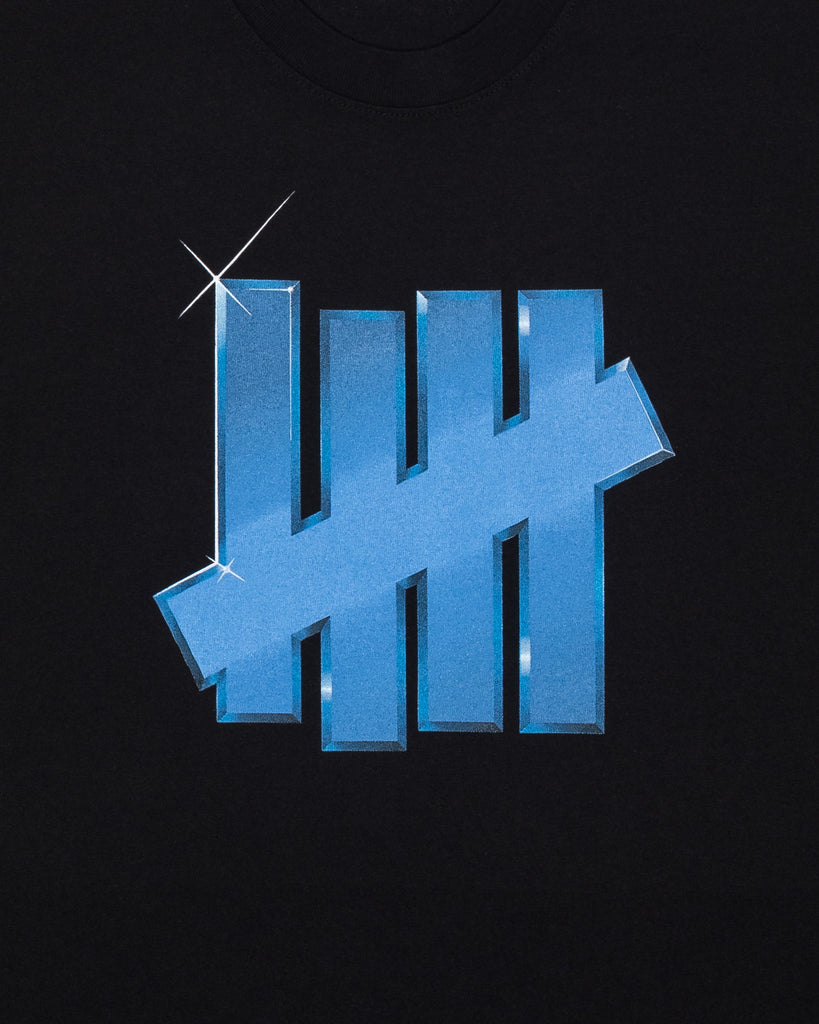 UNDEFEATED SP26 CHROME ICON S/S TEE-BLACK