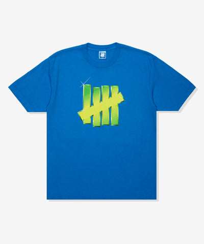 UNDEFEATED SP26 CHROME ICON S/S TEE-BLUE