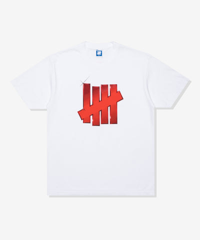 UNDEFEATED SP26 CHROME ICON S/S TEE-WHITE