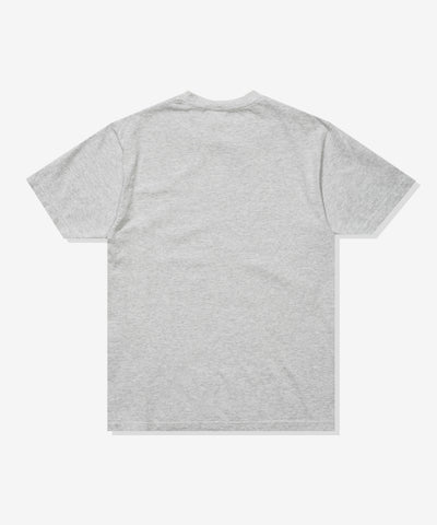 UNDEFEATED HO25 CREST S/S TEE - HEATHER GREY