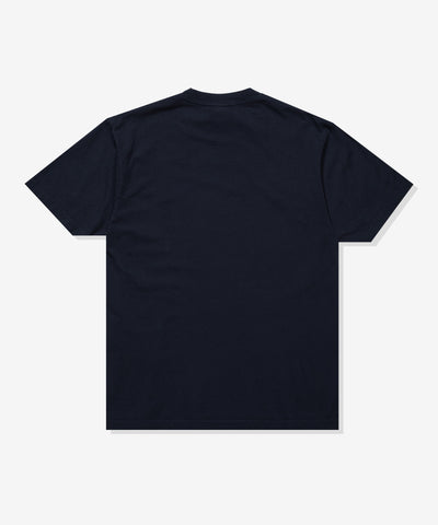 UNDEFEATED HO25 CREST S/S TEE - NAVY