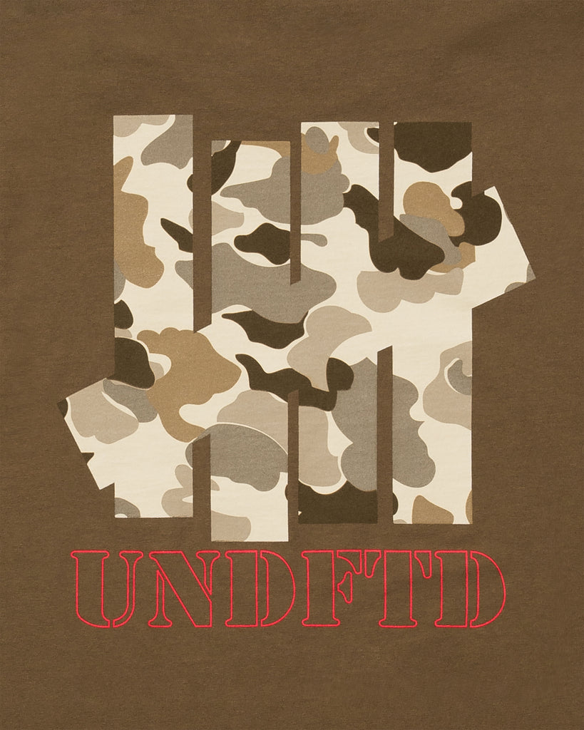 UNDEFEATED DUCK CAMO ICON S/S TEE - BROWN
