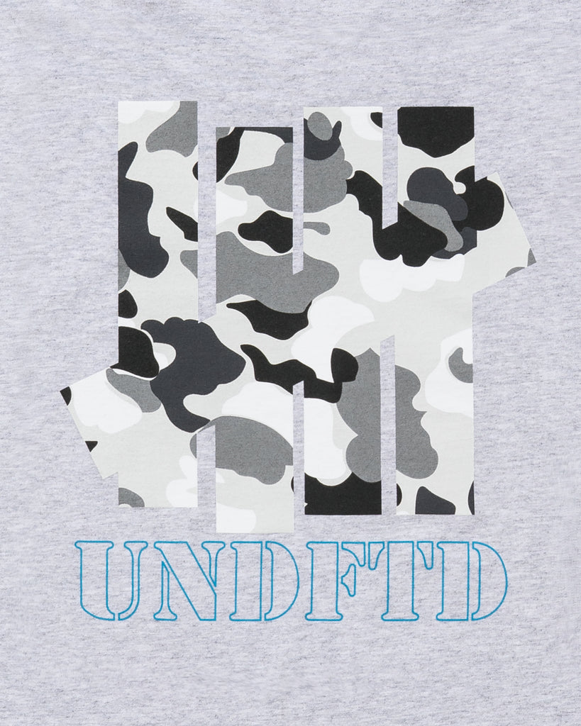 UNDEFEATED DUCK CAMO ICON S/S TEE - HEATHER GREY