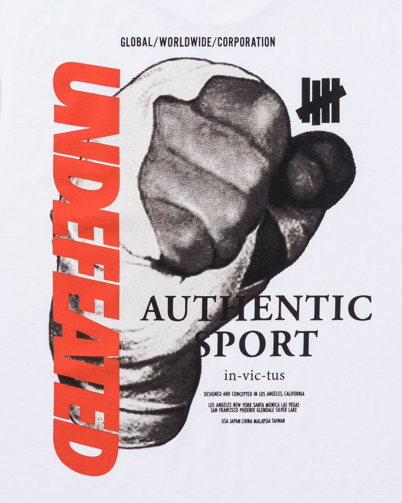 UNDEFEATED FIST S/S TEE WHITE