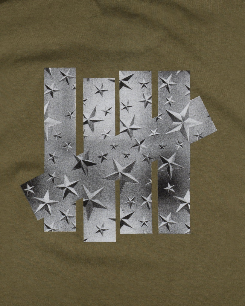 UNDEFEATED HO25 FOIL PHOTO ICON S/S TEE - OLIVE