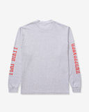 UNDEFEATED FORCES L/S TEE - HEATHER-GREY