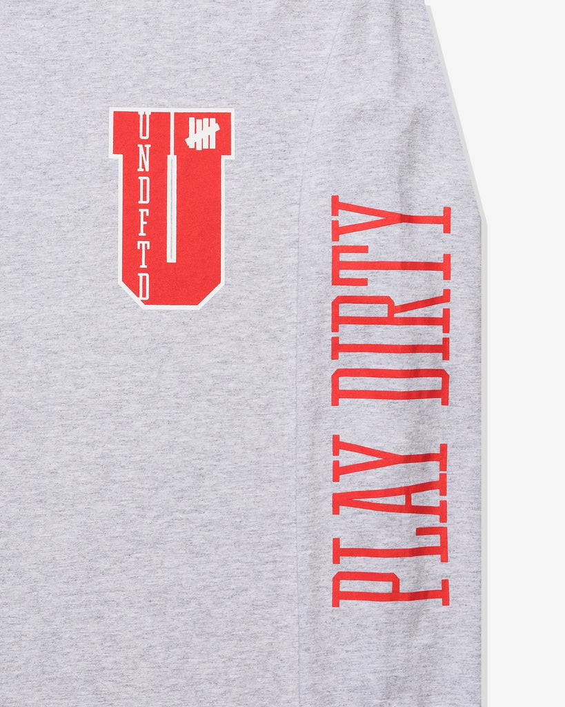 UNDEFEATED FORCES L/S TEE - HEATHER-GREY