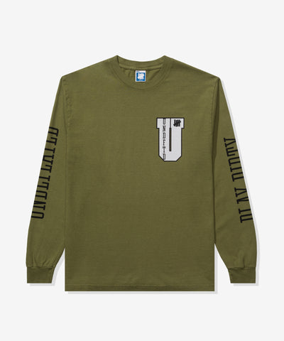 UNDEFEATED FORCES L/S TEE - OLIVE