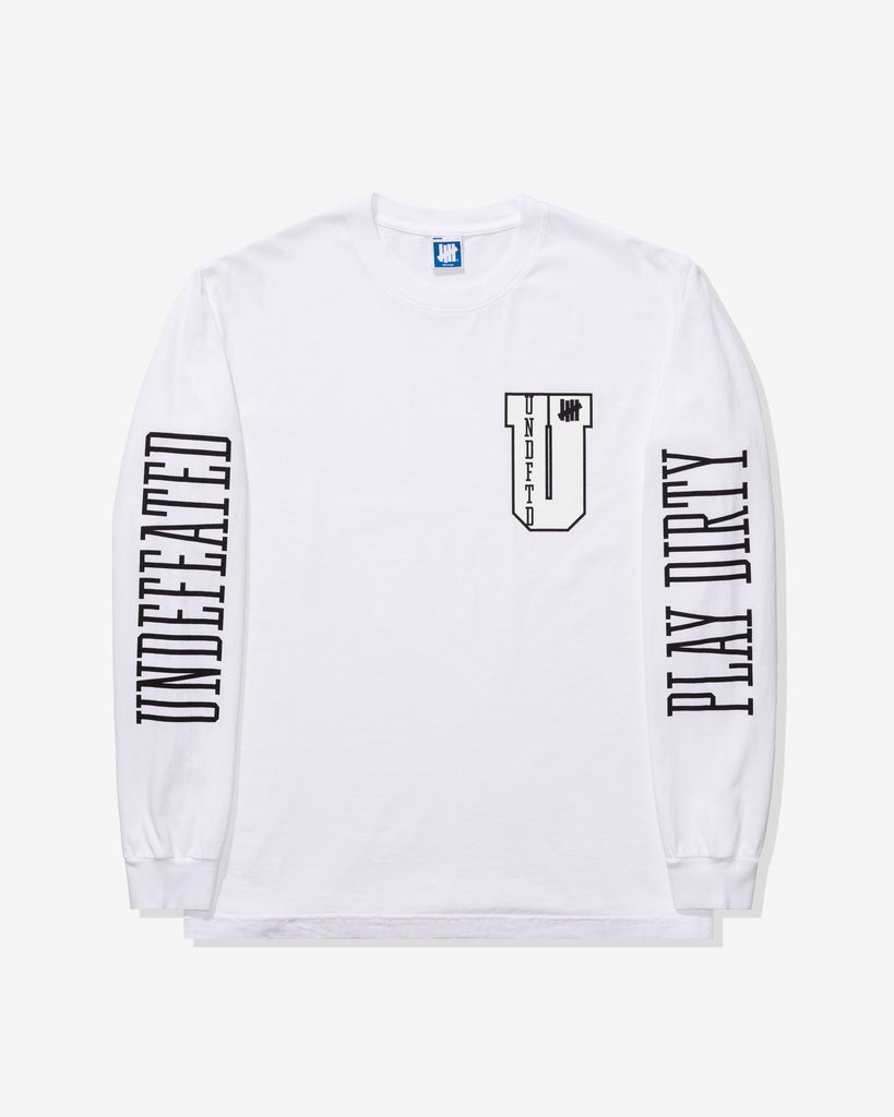 UNDEFEATED FORCES L/S TEE - WHITE