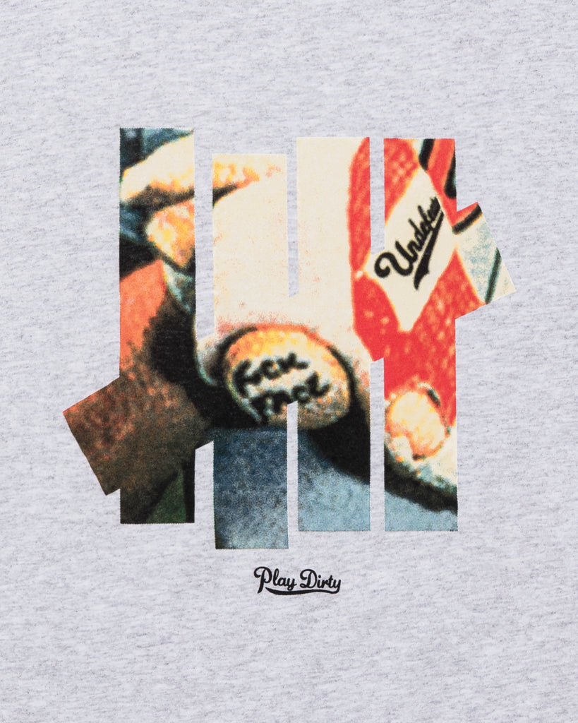 SU26 UNDEFEATED FUCK FACE S/S TEE - HEATHER GREY