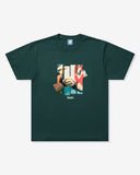 SU26 UNDEFEATED FUCK FACE S/S TEE - HUNTER GREEN