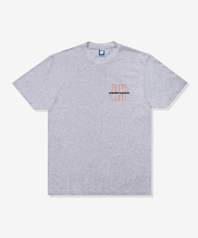 UNDEFEATED HO25 I-BAR S/S TEE - HEATHER-GREY
