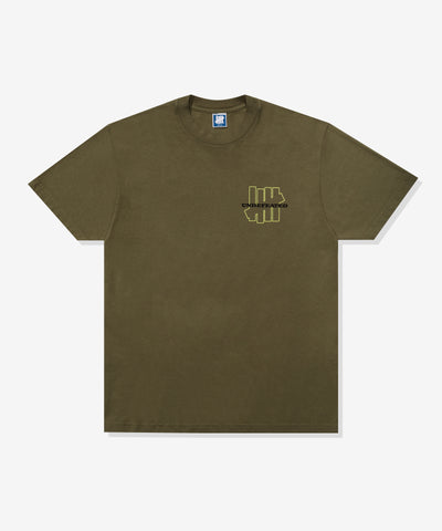 UNDEFEATED HO25 I-BAR S/S TEE - OLIVE