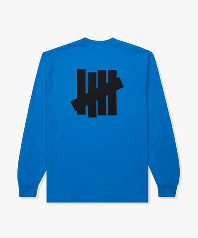 UNDEFEATED SP26 ICON L/S TEE-BLUE