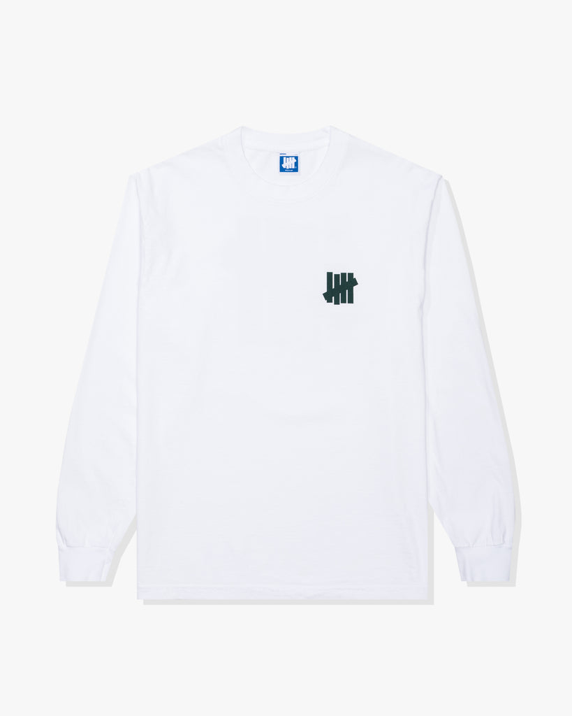 UNDEFEATED SP26 ICON L/S TEE-WHITE