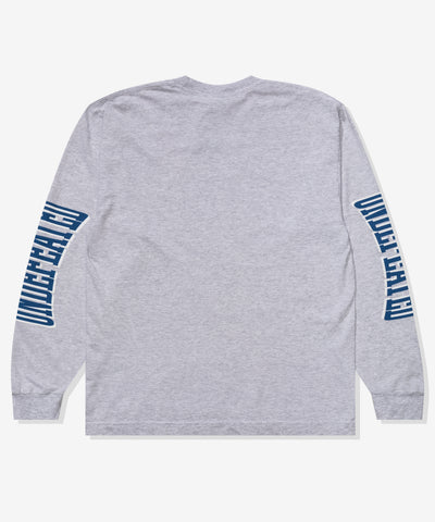 UNDEFEATED HO25 KNOCKOUT L/S TEE - HEATHER-GREY