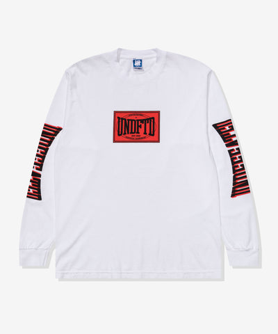UNDEFEATED HO25 KNOCKOUT L/S TEE - WHITE