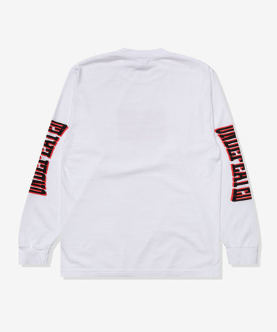 UNDEFEATED HO25 KNOCKOUT L/S TEE - WHITE