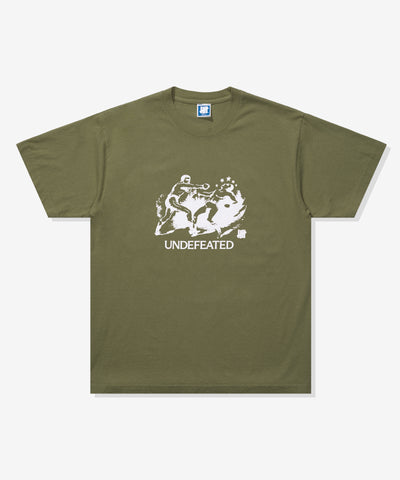 UNDEFEATED KNOCKOUT S/S TEE OLIVE