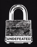 UNDEFEATED LOCK S/S TEE BLACK