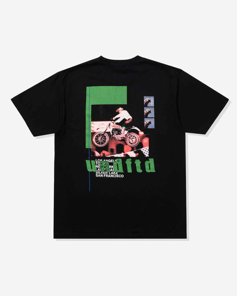 UNDEFEATED MOTO S/S TEE BLACK