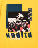 UNDEFEATED MOTO S/S TEE GOLD