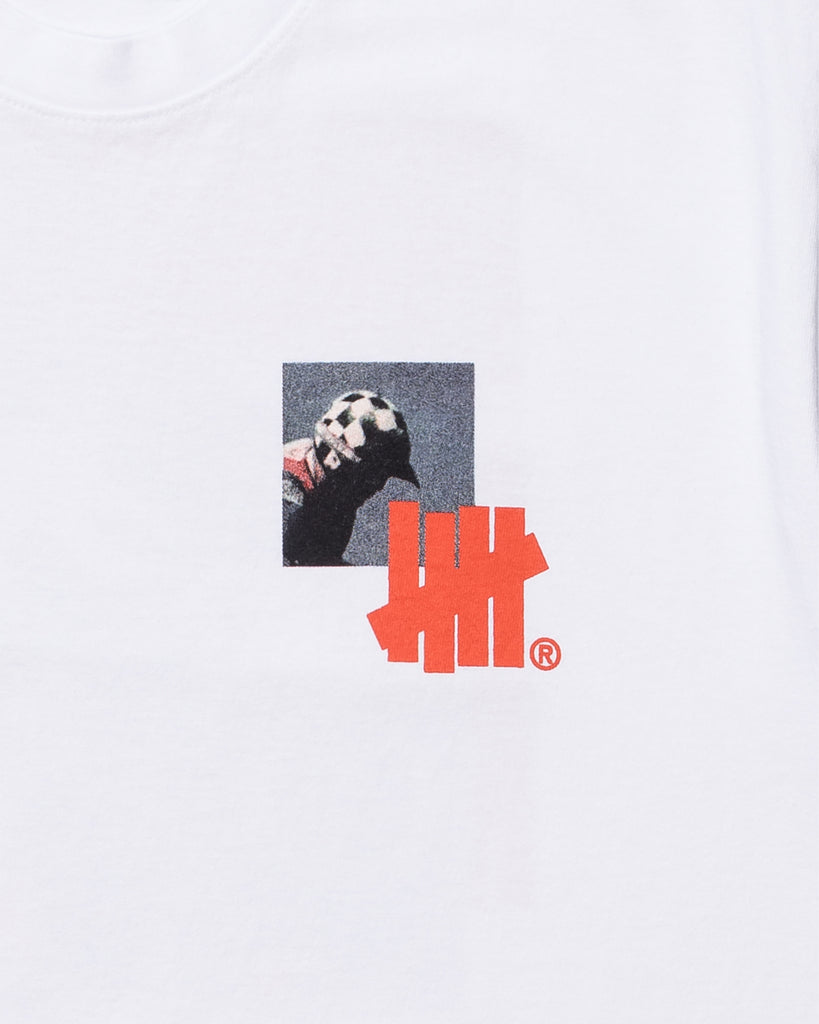 UNDEFEATED MOTO S/S TEE WHITE